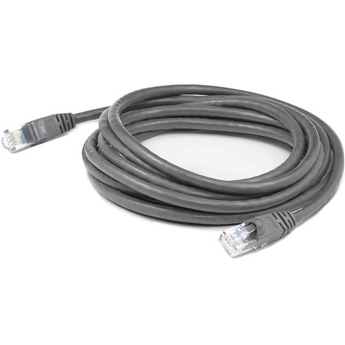 Addon ADD-35FCAT6A-GY Cables Addon 35ft Gray Cat 6a Pvc Ethernet Cable Snagless Bubble Boot Rj-45 M/m - 35 Ft Category 6a Network Add35fcat6agy 821456118336