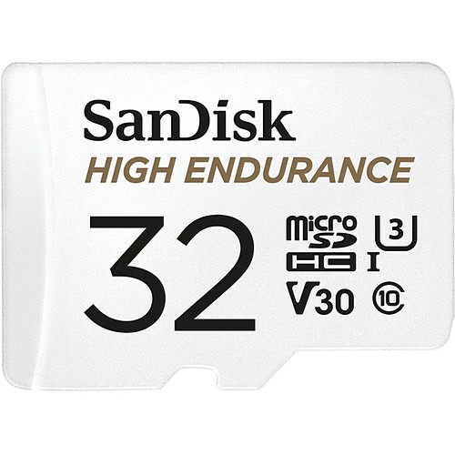 Sandisk SDSQQNR-032G-GN6IA Memory Cards Sandisk High Endurance 32 Gb Class 10/uhs-i (u3) Microsdhc - 100 Mb/s Read - 40 Mb/s Write - 2 Year  Sdsqqnr032ggn6ia 619659173067