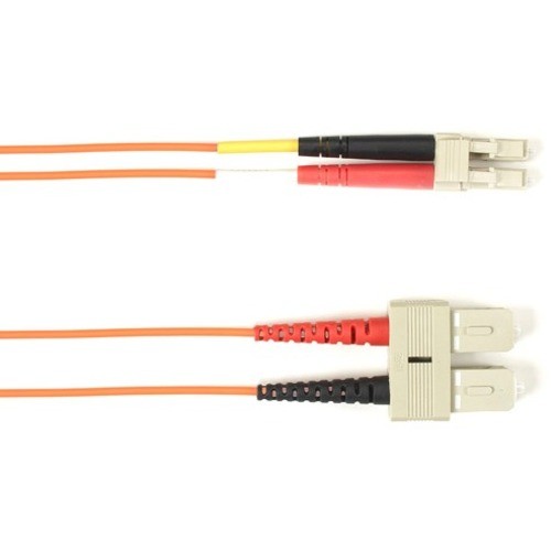 Black Box FOCMR50-003M-SCLC-OR Cables Black Box Fiber Optic Duplex Patch Network Cable - 9.80 Ft Fiber Optic Network Cable For Network Dev Focmr50003msclcor 822088203544