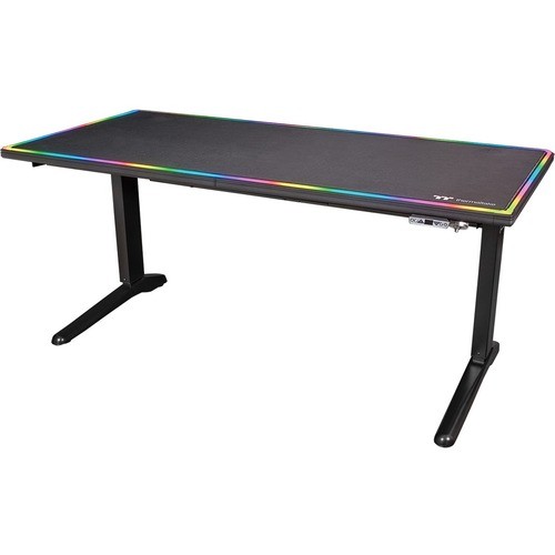 Thermaltake GGD-LBS-BKEIRX-01 Tables & Desks Thermaltake Level 20 Battlestation Rgb Gaming Desk - Black Rectangle Top - 330 Lb Capacity - Height  Ggdlbsbkeirx01 841163070352