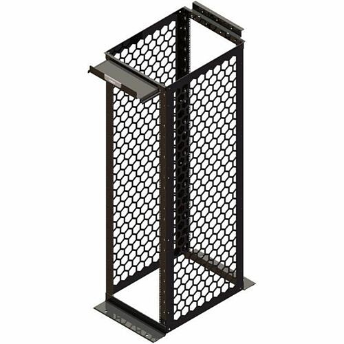 C2g MM2073038-B Rack Equipment Ortronics Mm20 Channel Rack, 30" Deep, 7 Ft, 45 Ru, Square Hole Rails, Black - For Equipment Rack, N Mm2073038b 662875739111