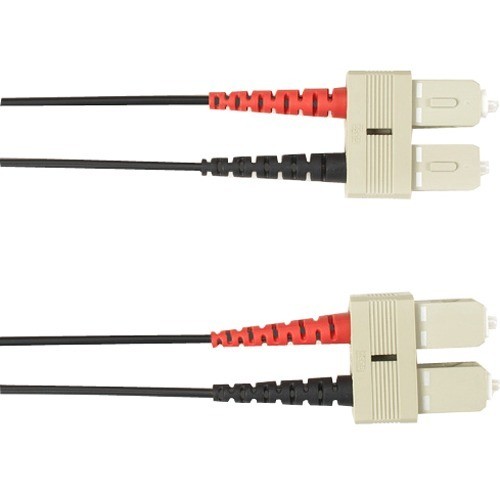 Black Box FOCMR50-005M-SCSC-BK Cables Black Box Colored Fiber Om2 50/125 Multimode Fiber Optic Patch Cable-ofnr Pvc - 16.40 Ft Fiber Optic Focmr50005mscscbk 822088204756
