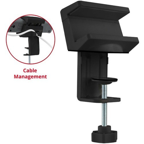 Siig CE-MT2Y12-S1 Mounting Kits Siig Powerstrip Clamp Holder With Adjustable Bracket - Black - C-clamp Mount - Securely Mounts A Pow Cemt2y12s1 662774042985