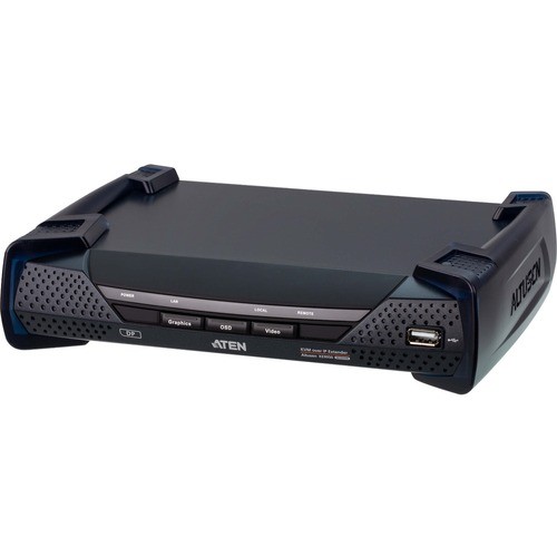 Aten KE9950R KVM Consoles/Extenders Aten 4k Displayport Single Display Kvm Over Ip Receiver - 1 Local User(s) - 4k - 3840 X 2160 Maximum 672792010453