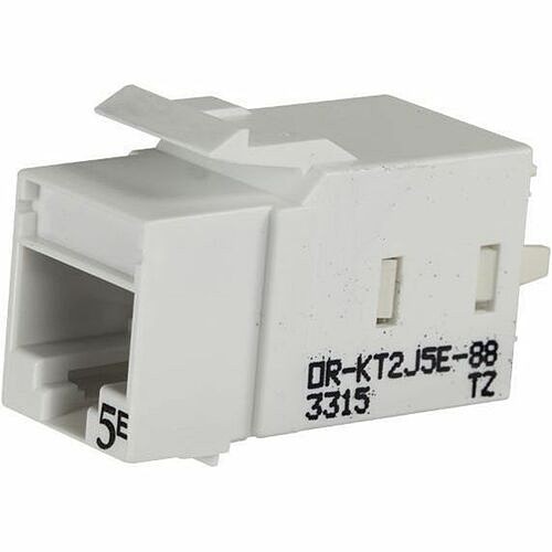 C2g KT2J5E25-88 Cable Ends/Connectors Ortronics Category 5e Keystone Jack, Lacing Cap Termination, Cloud White, 25 Pack - 25 Pack - 1 X Rj Kt2j5e2588 662875882961