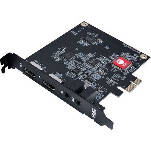 Siig CE-H25111-S1 Video Capturing Cards Siig Live Game Hdmi Capture Pcie Card 1080p - 4k@60hz Hdmi Input And Loop-out Resolution Taa Compliant Ceh25111s1 662774042794