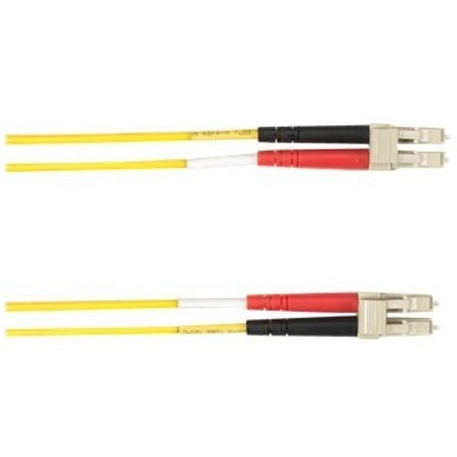 Black Box FOLZHSM-010M-LCLC-YL Cables Black Box Colored Fiber Os2 9/125 Singlemode Fiber Optic Patch Cable - Lszh - 32.81 Ft Fiber Optic N Folzhsm010mlclcyl 822088273547