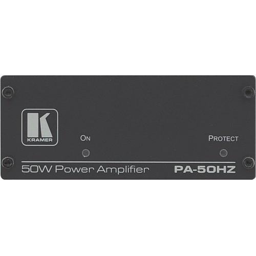 Kramer Electronics PA-50HZ A/V Receivers & Amplifiers Kramer Pa-50hz Amplifier - 50 W Rms - 1 Channel - 0% Thd - 20 Hz To 20 Khz Pa50hz 997252386863
