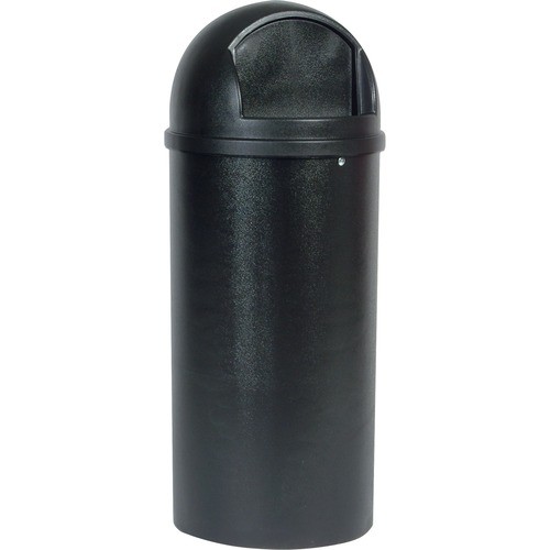 Rubbermaid FG817088BLA Wastebaskets & Trash Cans Marshal 25 Gal Classic Container RCP817088BK 778888896724