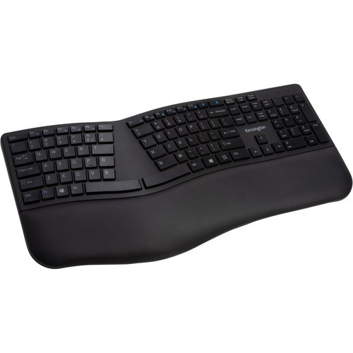 Kensington K75401US Keyboards & Keypads Kensington Pro Fit Ergo Wireless Keyboard-black - Wireless Connectivity - Bluetooth/rf - 2.40 Ghz -  085896754015