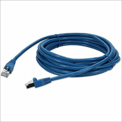 Addon ADD-13FCAT6AS-BE Cables Addon 13ft Blue Cat 6a Shielded Pvc Ethernet Cable Snagless Bubble Boot Rj-45 M/m - 13 Ft Category 6 Add13fcat6asbe 821456176817
