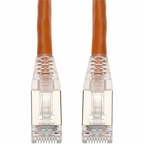 Addon ADD-15FCAT6S-OE Cables Addon 15ft Orange Cat 6 Shielded Pvc Ethernet Cable Snagless Bubble Boot Rj-45 M/m - 15 Ft Category  Add15fcat6soe 821456174806