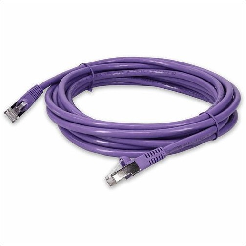 Addon ADD-18FCAT6S-PE Cables Addon 18ft Purple Cat 6 Shielded Pvc Ethernet Cable Snagless Bubble Boot Rj-45 M/m - 18 Ft Category  Add18fcat6spe 821456176183