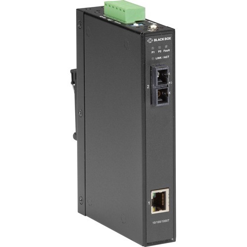 Black Box LGC282A Transceivers/Media Converters Black Box Lgc280 Series Gigabit Industrial Media Converter - Single-mode Sc - 1 X Network (rj-45) -  822088143208