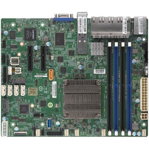 Supermicro MBD-A2SDV-8C-LN10PF-B Motherboards Supermicro A2sdv-8c-ln10pf Server Motherboard - Socket Bga-1310 - Flex Atx - Intel Atom C3758 - 256  Mbda2sdv8cln10pfb 