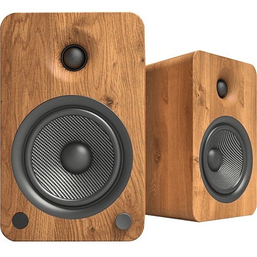 Kanto YU6WALNUT Multimedia Speakers Kanto Yu6 Bluetooth Speaker System - 100 W Rms - Walnut - Bookshelf - 50 Hz To 20 Khz (yu6walnut) 800152719368