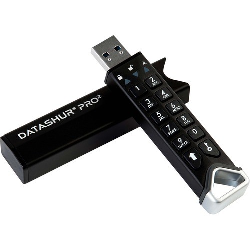 Istorage_kanguru IS-FL-DP2-256-64 Flash Drives Istorage Datashur Pro2 64 Gb   Secure Flash Drive   Fips 140-2 Level 3 Certified   Password Protecte Isfldp225664 810111420419