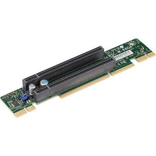 Supermicro RSC-W-66G4 Riser Cards Supermicro Accessory Rsc-w-66g4 1u Lhs Wio Riser Card W Two Pci-e4.0x16 Slots Rscw66g4 672042361984