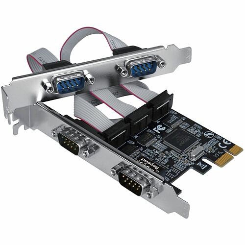 Siig LB-S00114-S1 Serial/Parallel Adapters Siig Quad-serial Port / Rs-232 Pcie Card - Plug-in Card - 16c550 Uart - Pci Express X1 - Pc, Linux - Lbs00114s1 662774040127