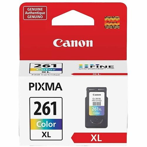 Canon 3724C001 Toners & Ink Cartridges Canon Cl-261xl Ink Cartridge - Color - Inkjet - 1 Pack (3724c001) (cnm3724c001) CNM3724C001 013803319439
