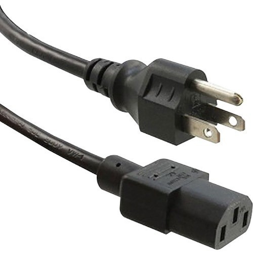 Enet Components N515-C13-13A-3F-ENC Power Cords Enet Standard Power Cord - 13 A - Black - 3 Ft Cord Length - Nema 5-15p / Iec 60320 C13 (n515-c13-13 N515c1313a3fenc 762047564432