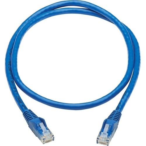 Eaton N201P-003-BL Cables Eaton Tripp Lite Series Cat6 Gigabit Snagless Molded Utp Ethernet Cable (rj45 M/m), Poe, Cmr-lp, Blu N201p003bl 999563773561