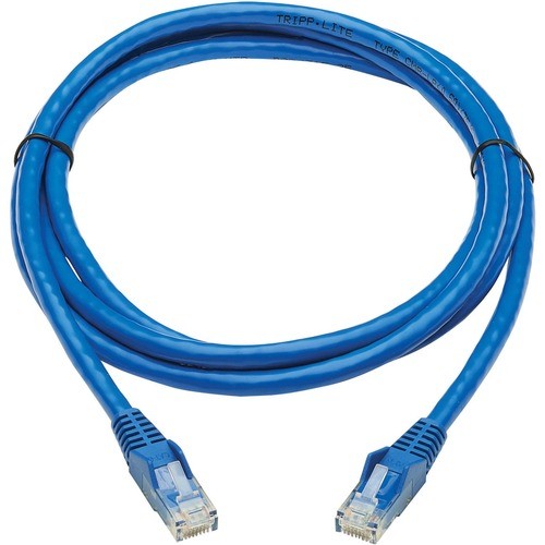 Eaton N201P-006-BL Cables Eaton Tripp Lite Series Cat6 Gigabit Snagless Molded Utp Ethernet Cable (rj45 M/m), Poe, Cmr-lp, Blu N201p006bl 037332242464