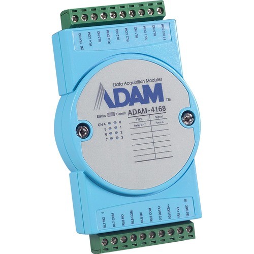 B And B Smartworx ADAM-4168-B Miscellaneous Devices Advantech Circuit Module, 8-ch Relay Output Module - Abs Plastic (adam-4168-b) Adam4168b 