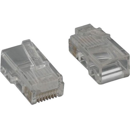 Enet Components C5ESO-CONN-100PK Cable Ends/Connectors Enet Category 5e Modular Plug, For Solid Wire With Insert, 50u, 100pcs/bag - 100 Pack - 1 X Rj-45 Ne C5esoconn100pk 762047566399