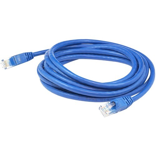 Addon ADD-32FCAT6A-BE Cables Addon 32ft Blue Cat 6a Pvc Ethernet Cable Snagless Bubble Boot Rj-45 M/m - 32 Ft Category 6a Network Add32fcat6abe 821456433385