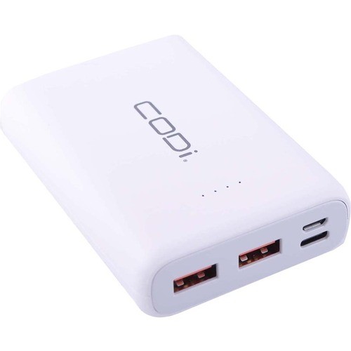 Codi A03031 Power Banks Codi 10000 Mah Powerbank W Qc - For Smartphone, Tablet Pc, Headphone, Camera, Electronic Device - Li 818289911920