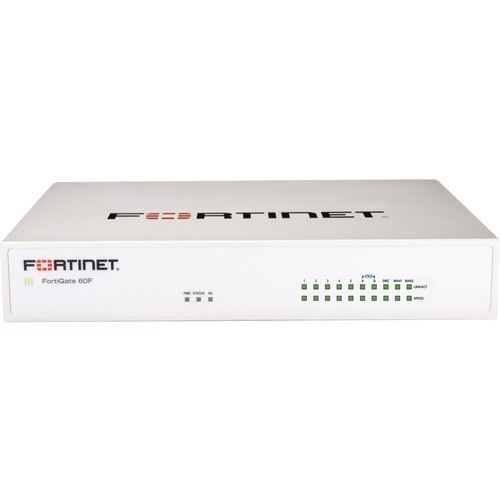 Fortinet FG-60F Network Security/Firewall Appliance - 10 Port - 10/100/1000Base-T - Gigabit Ethernet - VPN - 10 x RJ-45 - Desktop 842382166307