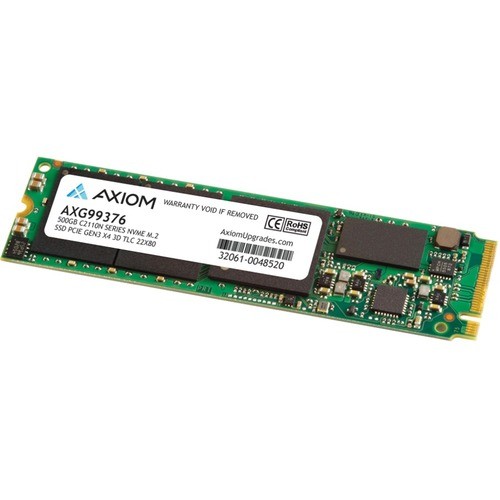 Axiom Memory AXG99376 Hard Drives Axiom 500gb C2110n Series Pcie Gen3x4 Nvme M.2 Tlc Ssd - Taa Compliant - 0.609 Dwpd - 303 Tb Tbw - 2 841280189401