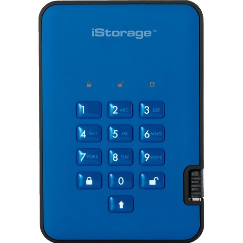 Istorage_kanguru IS-DA2-256-SSD-8000-BE Hard Drives Istorage Diskashur2 Ssd 8 Tb Secure Portable Solid State Drive   Password Protected  Dust/water Resi Isda2256ssd8000be 810111421362