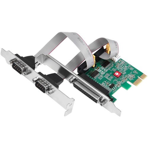 Siig JJ-E20411-S1 Serial/Parallel Adapters Siig Dp Cyber 2s1p Pcie Card - Full-height Plug-in Card - Pci Express 2.0 X1 - Pc - 1 X Number Of Pa Jje20411s1 662774043470