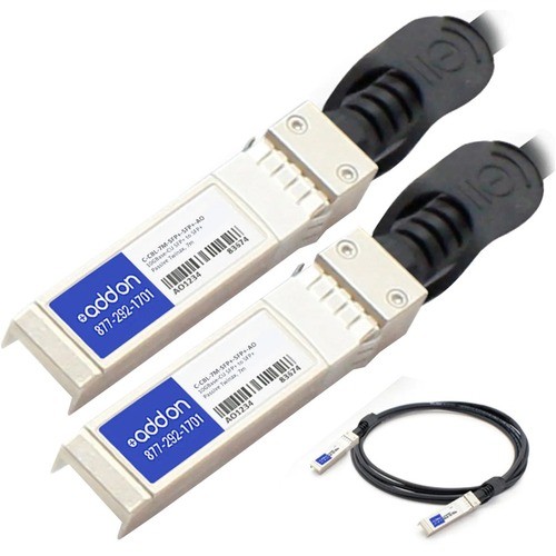 Addon C-CBL-7M-SFP+-SFP+-AO Cables Addon Twinaxial Network Cable - 22.97 Ft Twinaxial Network Cable For Transceiver, Network Device - F Ccbl7msfpsfpao 821456448617