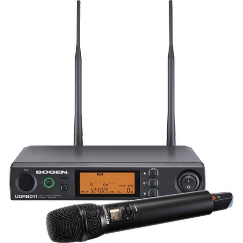 Bogen UHF8011HH Wireless Microphone Systems Bogen Uhf8011hh - Uhf Wireless Handheld Microphone System - 470 Mhz To 960 Mhz Operating Frequency - 