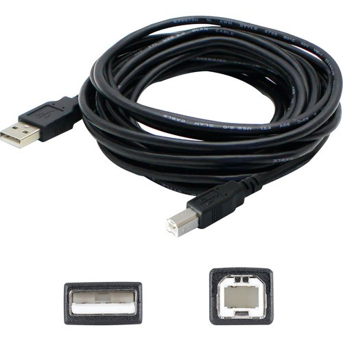 Addon USBEXTABMNRT3-AO Cables Addon 3ft Usb 2.0 (a) Male To Mini-usb 2.0 (b) Male Black Cable - 3 Ft Mini Usb/usb Data Transfer Ca Usbextabmnrt3ao 821456446392