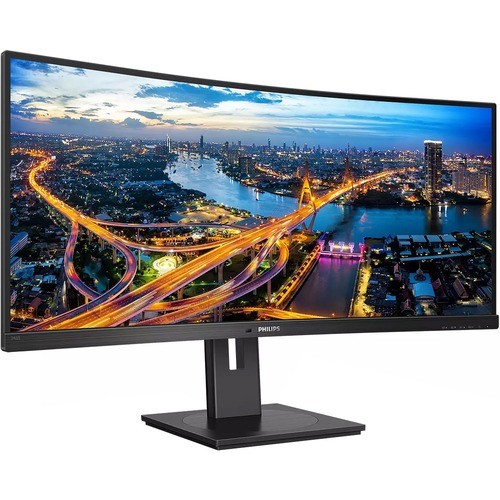 Philips 346B1C Monitors Philips Ultrawide 346b1c 34" Wqhd Curved Screen Wled Lcd Monitor - 21:9 - Textured Black - 34" Class 609585253070