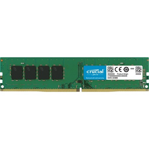 Micron 8GB PC4-25600 DDR4-3200MHz ECC Unbuffered CL22 288-Pin