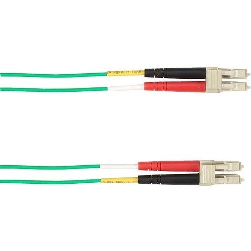Black Box FOCMPM4-007M-LCLC-GN Cables Black Box Fiber Optic Patch Network Cable - 23 Ft Fiber Optic Network Cable For Network Device - Lc  Focmpm4007mlclcgn 