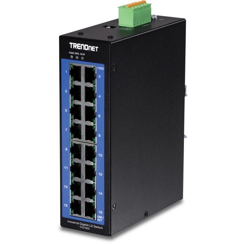 Trendnet TI-G160I Switches & Bridges 16-port Industrial Gigabit L2 Managed Din-rail Switch (ti-g160i) Tig160i 710931161694