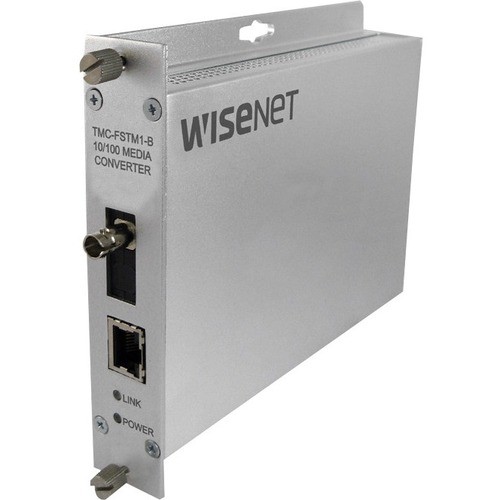 Wisenet TMC-FSCM1POEM-A Transceivers/Media Converters Wisenet Tmc-f Transceiver/media Converter - 1 X Network (rj-45) - 1 X Sc Ports - Duplexsc Port - Mul Tmcfscm1poema 849688012017
