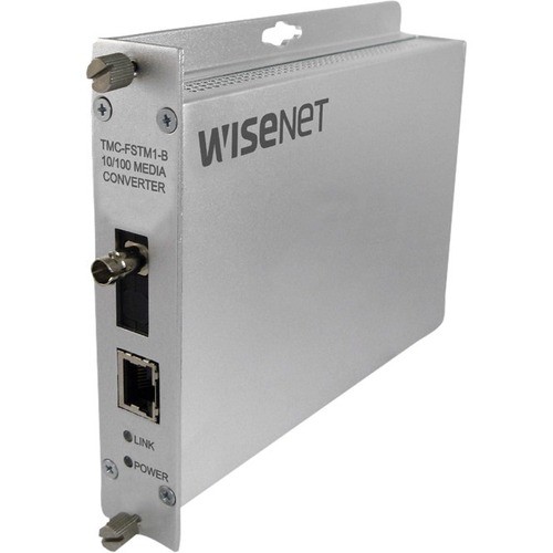Wisenet TMC-FSCS1-B Transceivers/Media Converters Wisenet Tmc-f Transceiver/media Converter - 1 X Network (rj-45) - 1 X Sc Ports - Duplexsc Port - Sin Tmcfscs1b 