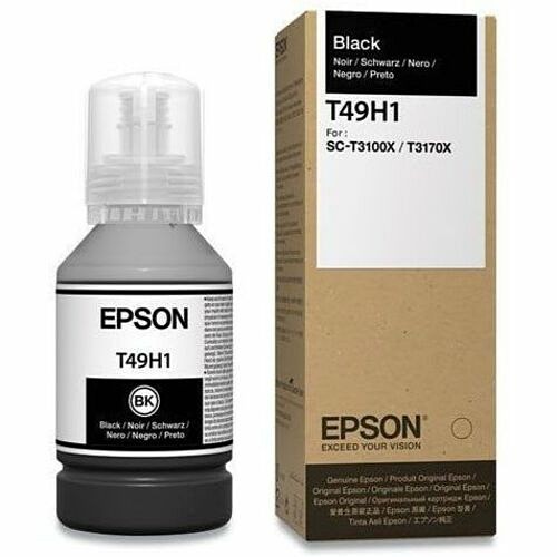 Epson T49H100 Ink Tanks & Bottles T49h Black Ink Bottle 140 Ml- Printer Compatibility Surecolor T3170x 24 Desktop (t49h100) 010343949669