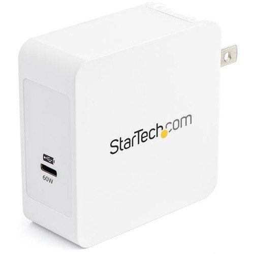 Startech WCH1C Power Adapters 1 Port Usb-c Wall Charger With 60w Of Power Delivery 065030878128