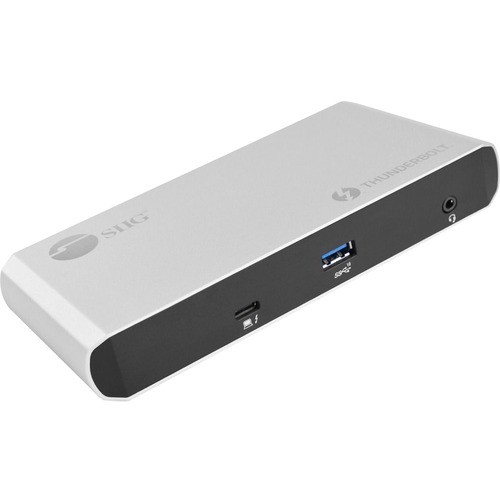 Siig JU-DK0C11-S1 Docking Stations Siig Thunderbolt 3 Dual Dp 4k Video Docking Station With Pd - Titan Ridge - Power Delivery 60w - Usb Judk0c11s1 662774042664