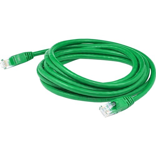 Addon ADD-0-5FSLCAT6-GN Cables Addon 6in Green Cat 6 Slim Pvc Ethernet Cable Snagless Clear-claw Rj-45 M/m - 6" Category 6 Network  Add05fslcat6gn 821456470878