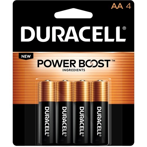 Duracell MN1500B4ZCT Batteries Coppertop Alkaline Aa Battery 4-packs DURMN1500B4ZCT 041333035611