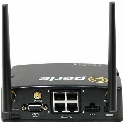 Perle Systems 08000279 Wireless Routers Perle Irg5540 2 Sim Cellular, Ethernet Wireless Router - 4g - Lte 2100, Lte 1900, Lte 1800, Lte 850, 0734660002790